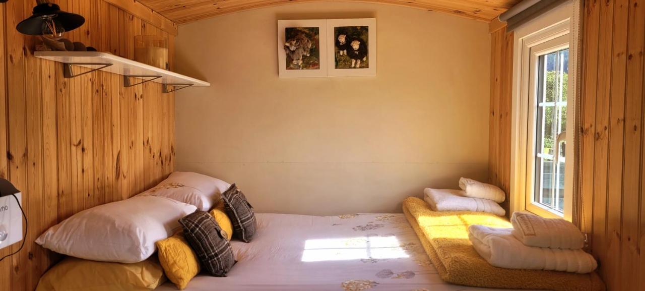 Small Cozy Shepherd Hut 20 By 7 Feet With Boxed In High Double Bed Balmacara Ngoại thất bức ảnh